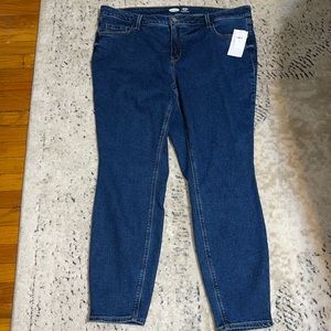 NWT Old Navy Rock star super skinny High rise waist jeans size 20 plus